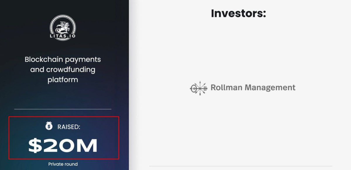 DigiTektrades's tweet photo. Litas $LT Airdrop Alpha
This is Time Sensitive!

If you missed $SOSO, don't miss this
⌛ 4 minutes
💰Cost: $0 fees
💯Funding: $20M

@LITAS_IO  is building a blockchain-based platform aimed at empowering small to medium-sized enterprises (SMEs) by providing

To position:
- Visit: https://t.co/EsoU6hVp8q
- Signup with Email, Create password & Choose a username.

Next
- Click on Miner & Activate miner
- Ensure to Claim Mined- Points Every 3 Hours

Pretty easy to Mine & accumulate. We got a good chance here and you are still early. Feel free to invite others.

❤️ Like + Retweet 🔁