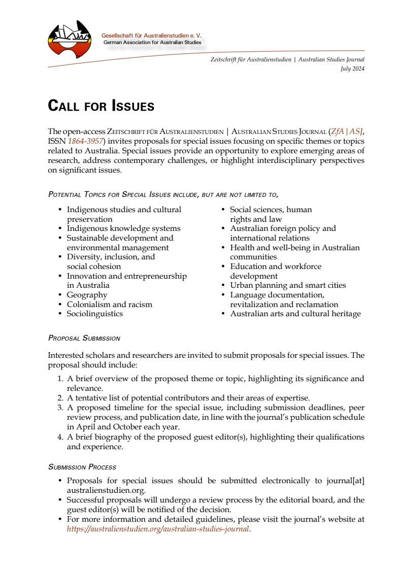 GASt - Gesellschaft für Australienstudien tweet media