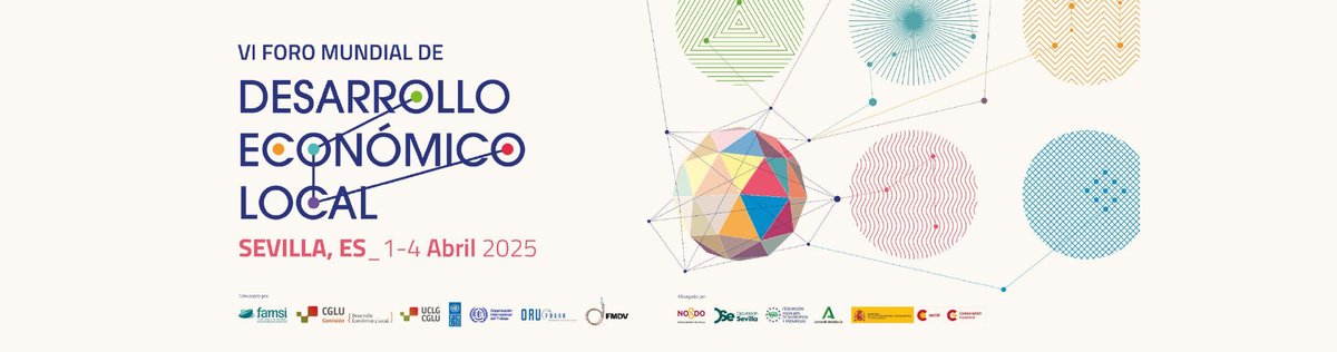 🌐⚡️El VI Foro Mundial de Desarrollo Económico Local: una cita clave para acelerar la Agenda 2030

📍Más de 2.000 actores globales debatirán en Sevilla soluciones concretas para un desarrollo sostenible e inclusivo, ¿quieres formar parte?

tinyurl.com/2ck2hc3q #WorldForumLED✨