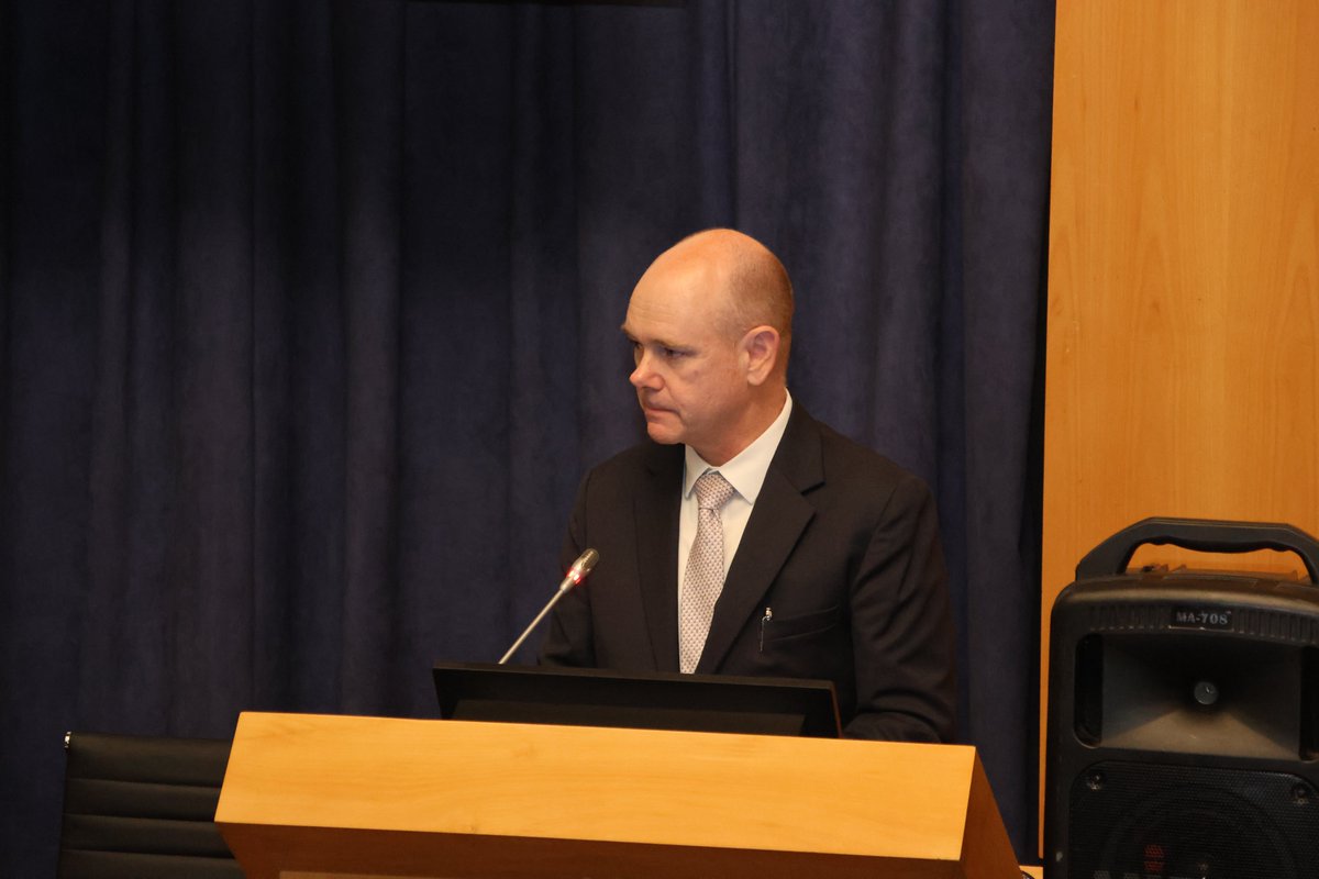 SANBI_ZA's tweet photo. Michael Hillary from DBSA delivered the opening remarks, expressing gratitude to SANBI and all other collaborators for their significant contributions to the Ecological Infrastructure for Water Security Project #EcologicalInfrastructure #WaterSecurity https://t.co/pYPDg4fdfU