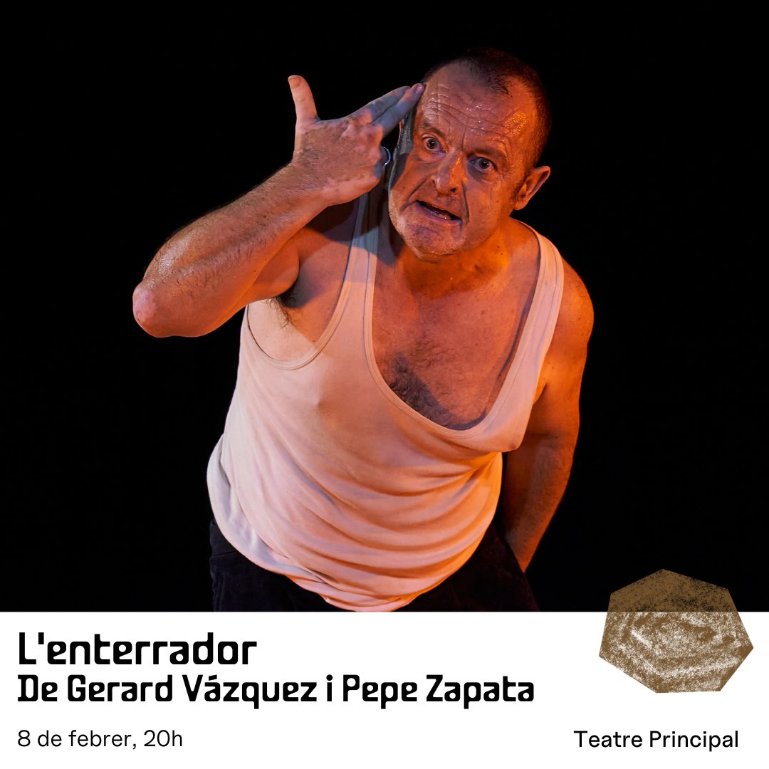 Escena Vilanova (@escenavilanova) on Twitter photo 'L’enterrador' és un espectacle de ficció de Gerard Vázquez i <a href="/PepeZapata/">PepeZapata</a> inspirat en les vivències de testimonis reals.
📅 Dissabte 8 de febrer
⏱ 20h
📍 Teatre Principal
🎟 escenavilanova.koobin.cat/enterrador
🎙 Amb col·laboració amb la regidoria de Memòria Històrica de l'<a href="/ajuntamentvng/">Vilanova i la Geltrú</a> 'L’enterrador' és un espectacle de ficció de Gerard Vázquez i <a href="/PepeZapata/">PepeZapata</a> inspirat en les vivències de testimonis reals.
📅 Dissabte 8 de febrer
⏱ 20h
📍 Teatre Principal
🎟 escenavilanova.koobin.cat/enterrador
🎙 Amb col·laboració amb la regidoria de Memòria Històrica de l'<a href="/ajuntamentvng/">Vilanova i la Geltrú</a>