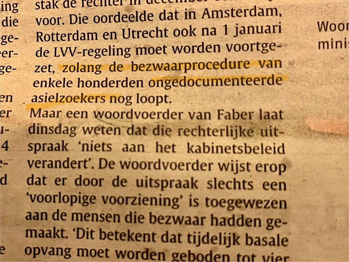 Zeg <a href="/ndnl/">Nederlands Dagblad</a>, kunnen jullie een definitie geven van een ongedocumenteerde asielzoeker in een procedure? #nieuwspraak