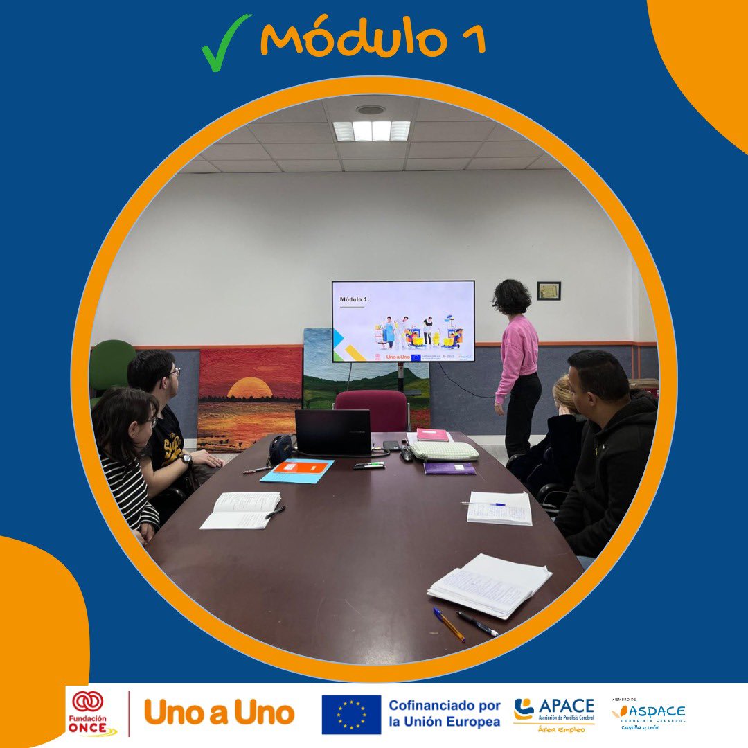 APACE Burgos (@apaceburgos) on Twitter photo Finalizamos el Módulo 1 de nuestra formación para mejorar la empleabilidad. 🎉 Nuestros 5 participantes han aprendido herramientas clave y siguen avanzando con motivación. 💪 Gracias al <a href="/EU_Social/">EU Social 🇪🇺</a> y <a href="/fundaciononce/">Yo te ayudo</a> por hacerlo posible. 🚀 #ConstruyendoFuturo #Empleo Finalizamos el Módulo 1 de nuestra formación para mejorar la empleabilidad. 🎉 Nuestros 5 participantes han aprendido herramientas clave y siguen avanzando con motivación. 💪 Gracias al <a href="/EU_Social/">EU Social 🇪🇺</a> y <a href="/fundaciononce/">Yo te ayudo</a> por hacerlo posible. 🚀 #ConstruyendoFuturo #Empleo