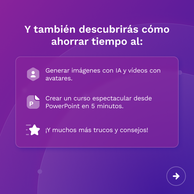 isEazy's tweet photo. ¿Aún no te has inscrito a la #formación gratuita para sacarle el máximo partido a la #IA en nuestra herramienta de autor? No esperes más, este 12 de febrero tienes una cita con Ana Rocha para crear experiencias de aprendizaje únicas en #isEazyAuthor👉 https://t.co/0USjjlvPkm