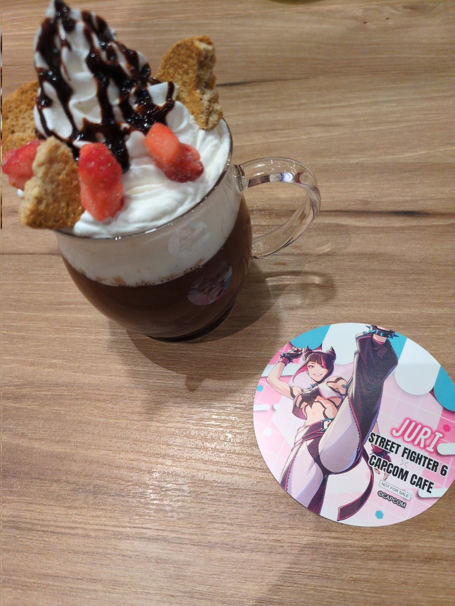 Ashlove0214's tweet photo. カプコンカフェストリートファイターコラボ最終日!
#ストリートファイター6
#カプコンカフェ https://t.co/juBKpP8qRc