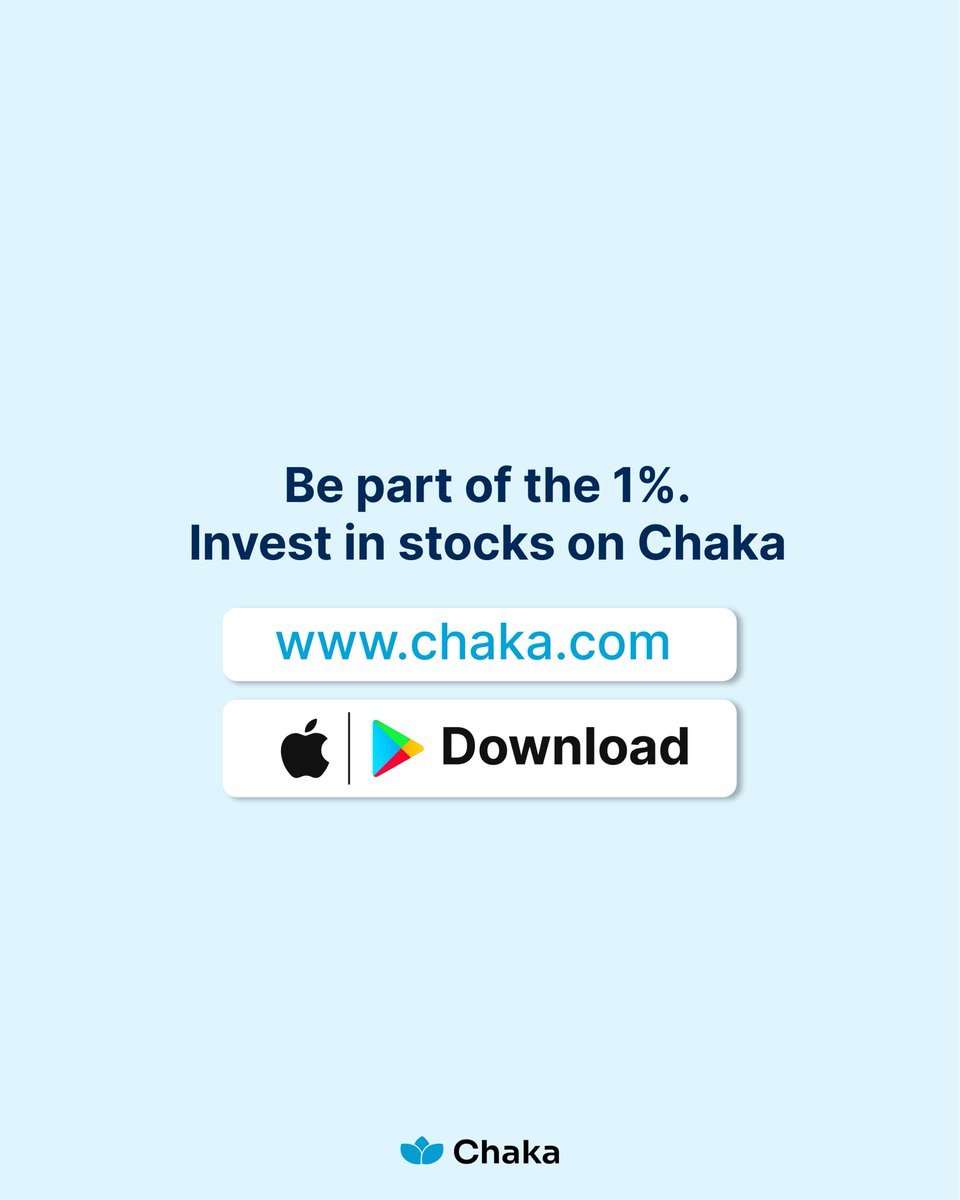 The wealthiest 1% hold 50% of all stocks, worth $23.3 trillion. Stocks make up most of their wealth.  

The secret? They invest consistently.  You don’t need to be a millionaire. You just need the right platform.  

📈Start investing on Chaka today! Download the Chaka app to