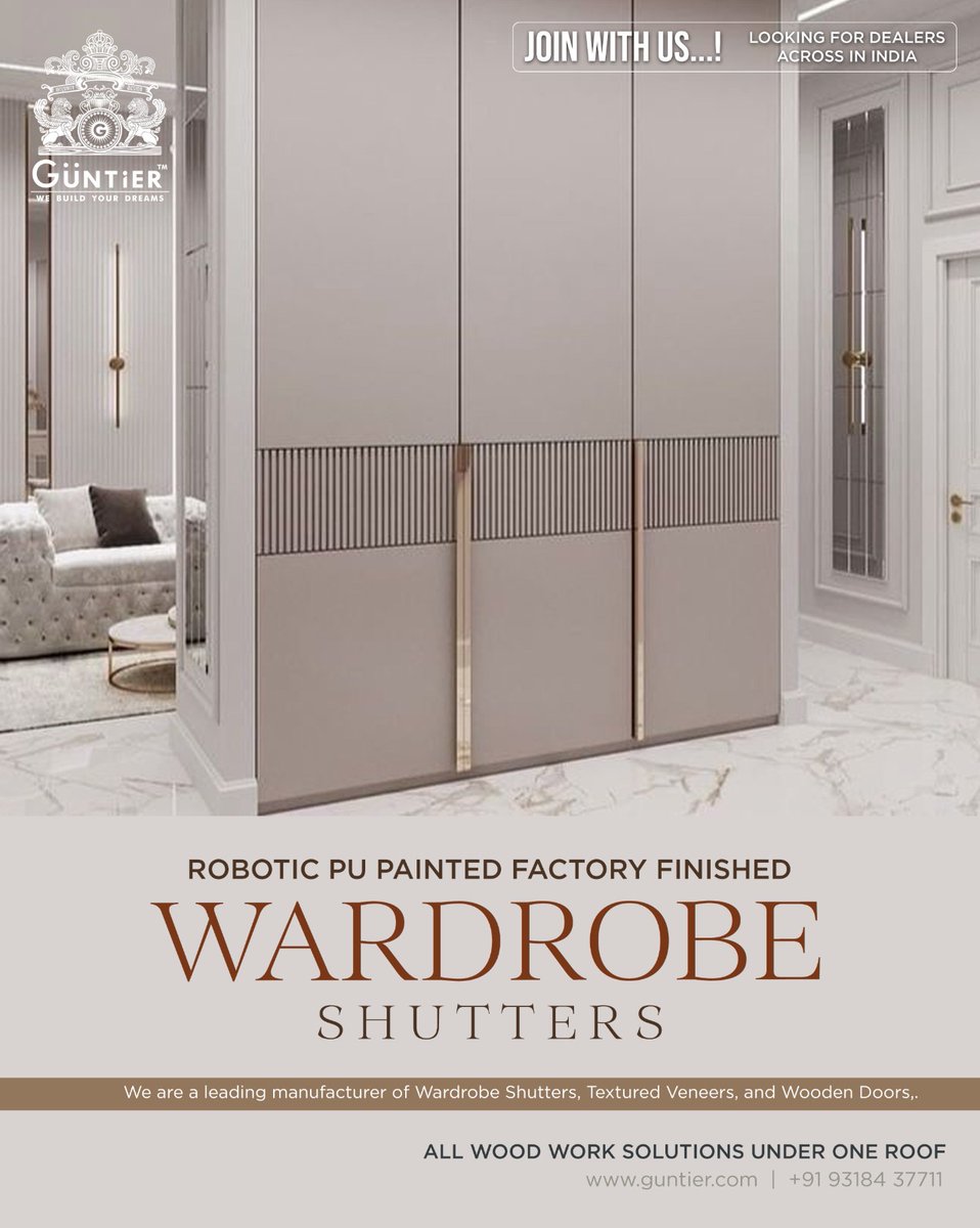 ibais_wooden's tweet photo. Join Hands with Us–Become a Channel Partner
Take your business to new heights with our Premium Factory-finished PU Shutters!

For enquiry via WhatsApp click:
https://t.co/H6d3s6aP7x

GUNTIER(NEW DELHI)
#pushutters #pupaintedshutter #wardrobeshutters
.
@ibais_wooden
@RaghavKashap1 https://t.co/sp46L0EAha