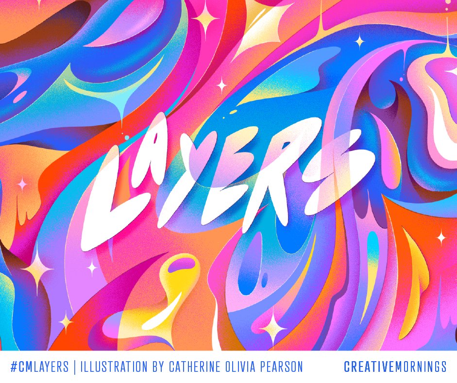 Our theme for February is LAYERS. It was chosen by our Lausanne chapter in Switzerland and illustrated by Catherine Olivia Pearson.
Simplicity provides clarity, but layers give our work a richer complexity and depth.