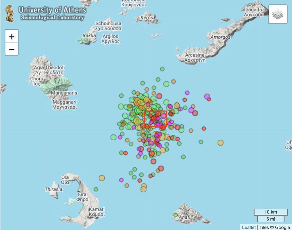 Thinking about the tiny island of Anydros, 30km from Santorini &amp; the epicenter of the earthquakes currently rocking the Cyclades.

Anydros is beautiful &amp; we were lucky to document its amazing archaeology, featured today in 
<a href="/Kathimerini_gr/">Η ΚΑΘΗΜΕΡΙΝΗ</a>: bit.ly/4guaWA4

🏺🇬🇷#greece