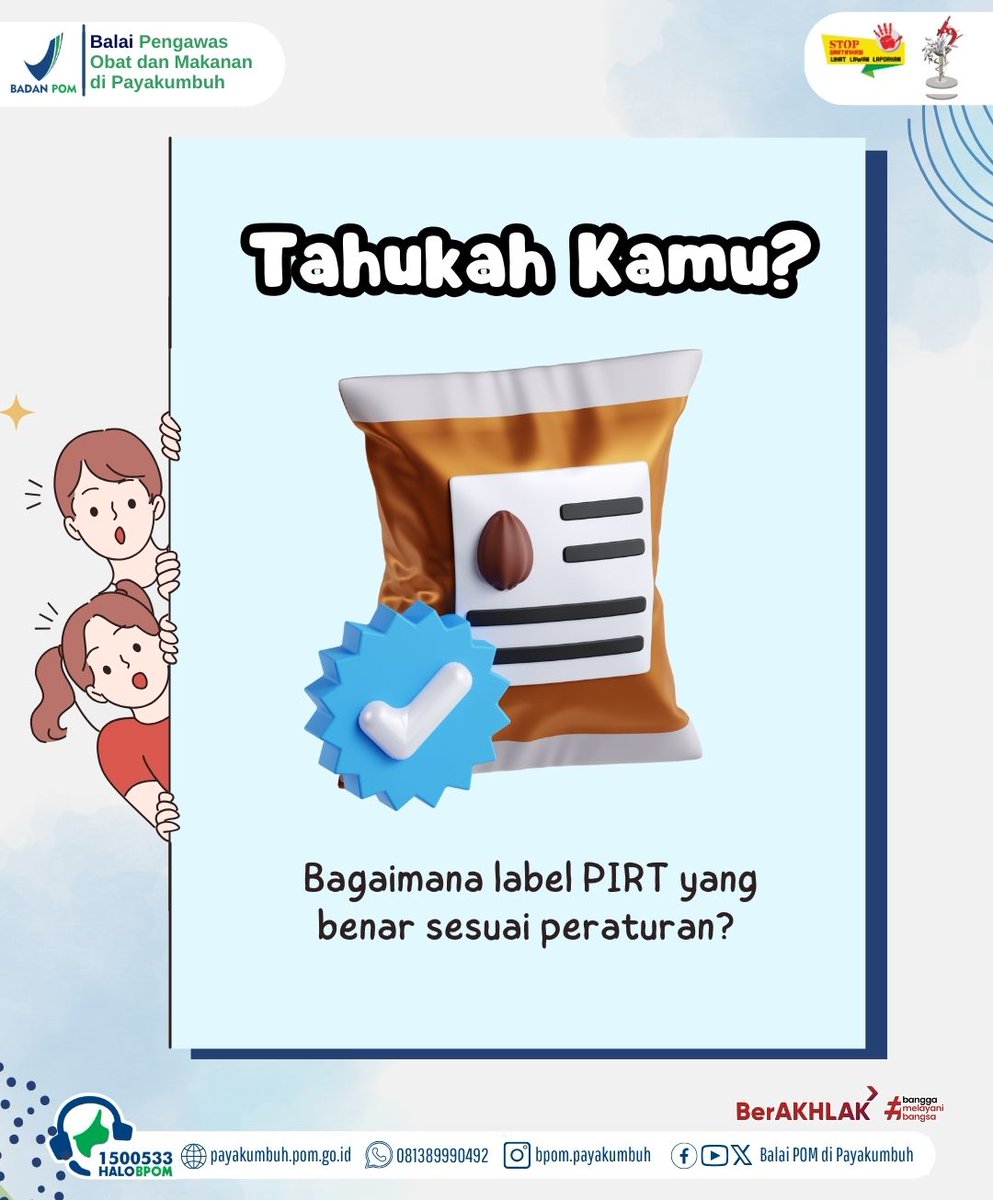 bpompayakumbuh's tweet photo. Taukah kamu Label PIRT yang benar itu seperi apa? yuk simak infografis berikut https://t.co/hDibuZO7nx