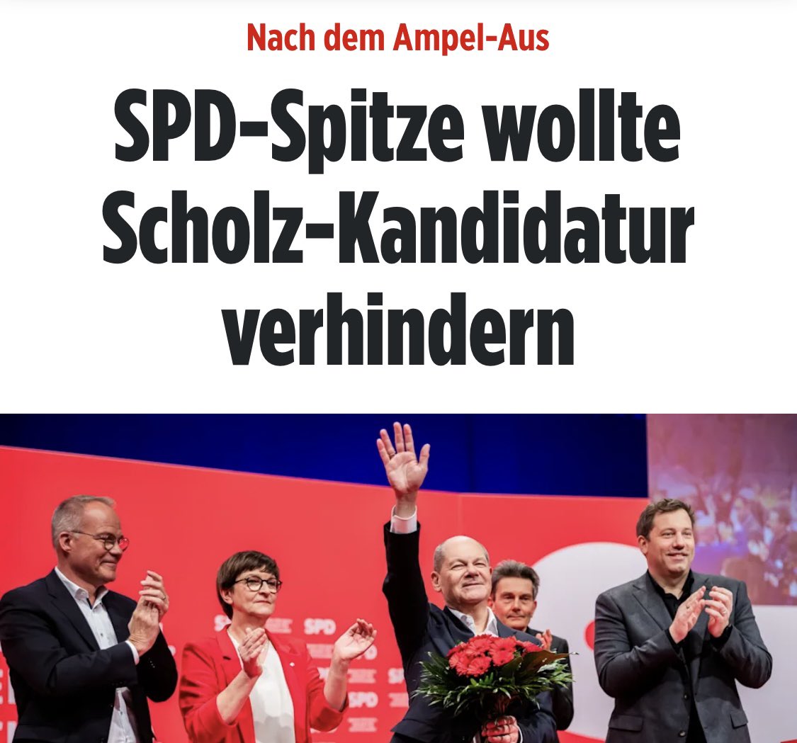 DrStefanBerger's tweet photo. SPD im #Panikmodus - die ersten versuchen das sinkende Schiff zu verlassen. #Respekt hält hier offenbar nur bis zum Umfragetief.
#Scholz #Klingbeil #SPD https://t.co/1R6JSmMch1