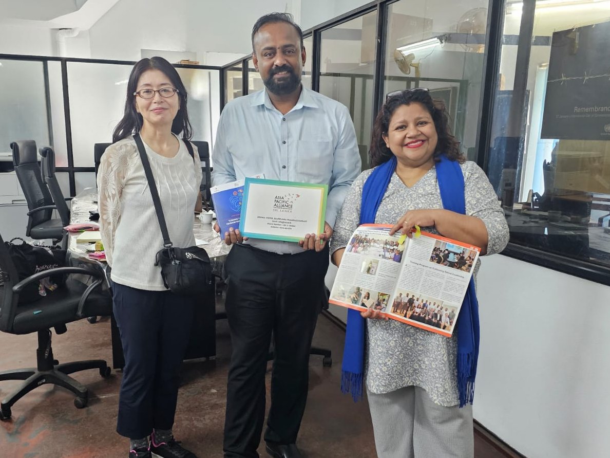 Exploring Disaster Resilience &amp; Multi Sector Partnerships🙌
A-PAD Sri Lanka recently hosted Ms. Noriko Akiyama, a renowned journalist from Asahi Shimbun, Japan, for an insightful visit exploring disaster resilience and multi-sector partnerships