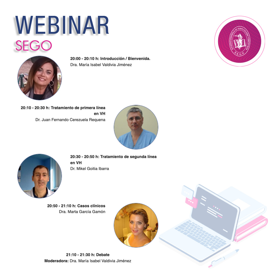 El webinar de hoy de #LosMiércolesDeLaSEGO tratará sobre 'Actualización en el tratamiento de la vejiga hiperactiva'. A las 20 h, puedes inscribirte en vejigahiperactiva5feb.webinarsego.es

#suelopélvico #ginecología