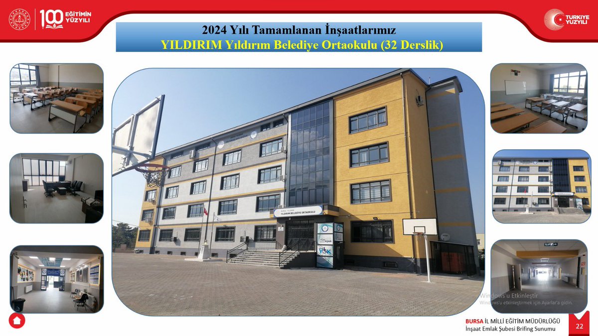 2024 yılında yeni yapım olarak 17 okulumuz tamamlanmış ve eğitim bölgemizin hizmetine sunulmuştur. Bursa'mıza ve Yıldırım ilçemize hayırlı olsun. Emeği geçenlere teşekkürler. <a href="/tcmeb/">Millî Eğitim Bakanlığı</a> <a href="/Yusuf__Tekin/">Yusuf Tekin</a> <a href="/meb_sgb/">MEB Strateji Geliştirme Başkanlığı</a> <a href="/mebiegm/">MEB İnşaat ve Emlak Genel Müdürlüğü</a> <a href="/BursaValiligi/">T.C. Bursa Valiliği</a> <a href="/Alireisoglu34/">Dr. Ahmet ALİREİSOĞLU</a> <a href="/MustafaSAYIN378/">Mustafa SAYIN</a> <a href="/yildirimilcemem/">Bursa Yıldırım İlçe Milli Eğitim Müdürlüğü</a>