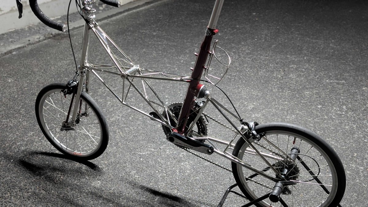 引取限定　osso ミニベロ　パパチャリ　大阪市 AKIBA店 店舗情報🚲】 芸術的なミニベロ入荷しています。 ✨ALEX