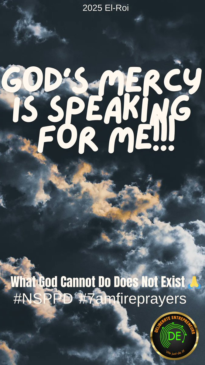 PeaceUdokamma's tweet photo. God's Mercy is Speaking for me!!!
What God cannot do does not exist 🙏
#NSPPD #NSPPDIS4 #NSPPDIAN #7amfireprayers #WeLovePastorJerry #IamAProudNSPPDIAN #creatorssearchinsights #fitnaturally #ObirigadoPastorJerry #iampeaceaim https://t.co/uq89LjKOJv