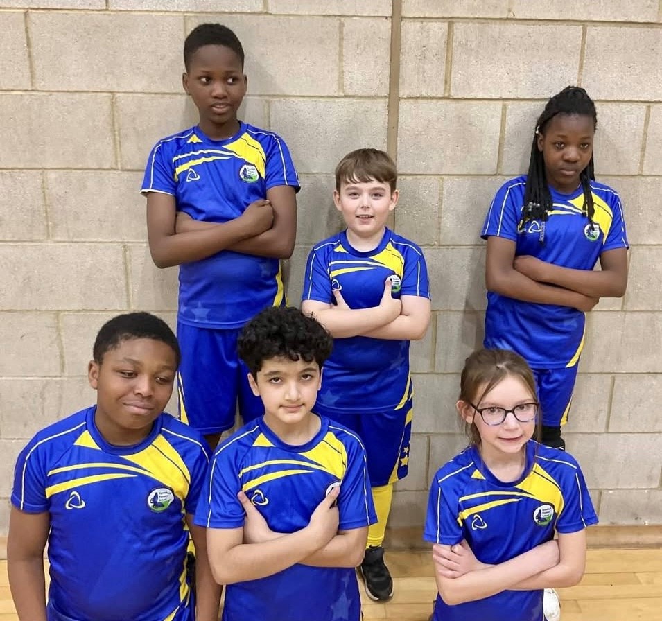 LynnfieldSchool's tweet photo. On Friday, our two dodgeball teams did @LynnfieldSchool PROUD, they participated in the @BritDodgeball Primary School Championships. They were all brilliant, our A Team reached the final & won a silver medal🥈#RESPECT #STICKABILITY #BritishDodgeball https://t.co/spraWMMmSg