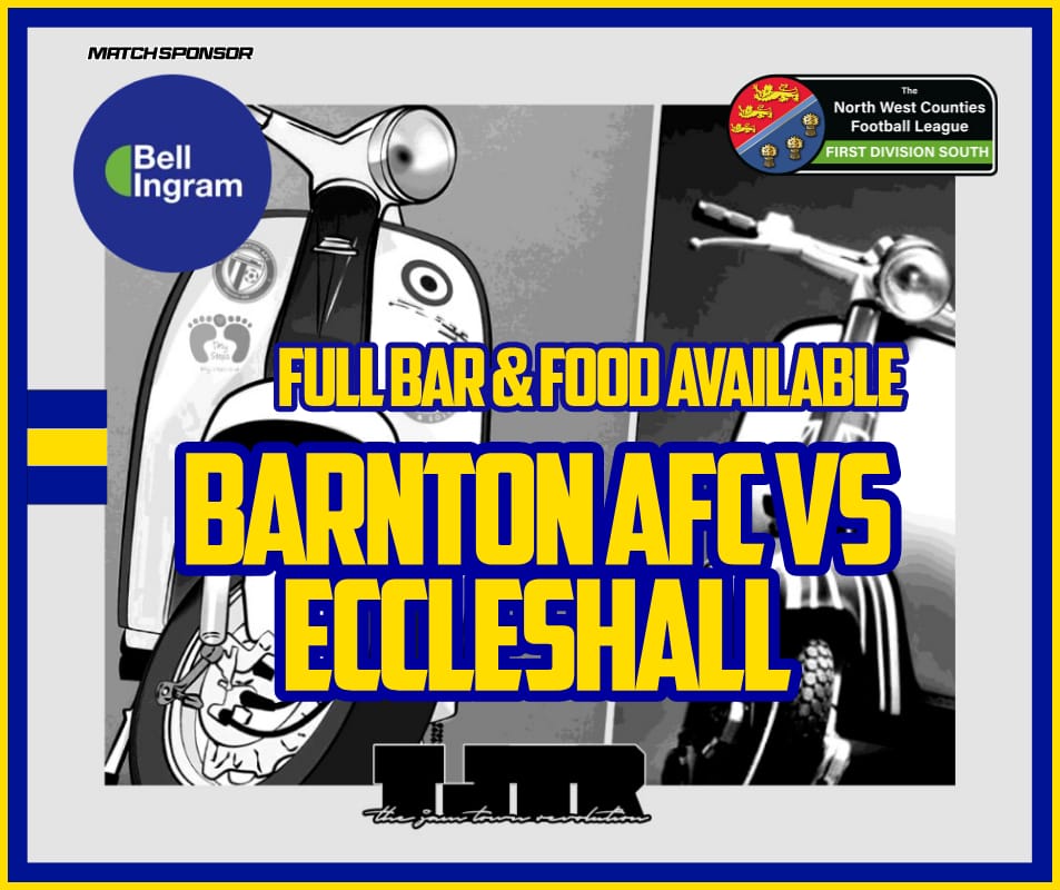barntonfc's tweet photo. Tonight under the 💡👇🏻

Get down &amp; show your support to new co-managers Lewis Wood  Craig Humphries &amp; the lads 🙌🏻 as we host Eccleshall at the Creative Hut Stadium!

#UTV #FinoAllaFine

KICK OFF 8PM!

M/SPONSOR- Bell Ingram

Also book your place for our trip this coming Saturday! https://t.co/wKMi9kTw8E