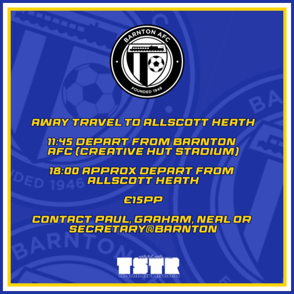 barntonfc's tweet photo. Tonight under the 💡👇🏻

Get down &amp; show your support to new co-managers Lewis Wood  Craig Humphries &amp; the lads 🙌🏻 as we host Eccleshall at the Creative Hut Stadium!

#UTV #FinoAllaFine

KICK OFF 8PM!

M/SPONSOR- Bell Ingram

Also book your place for our trip this coming Saturday! https://t.co/wKMi9kTw8E