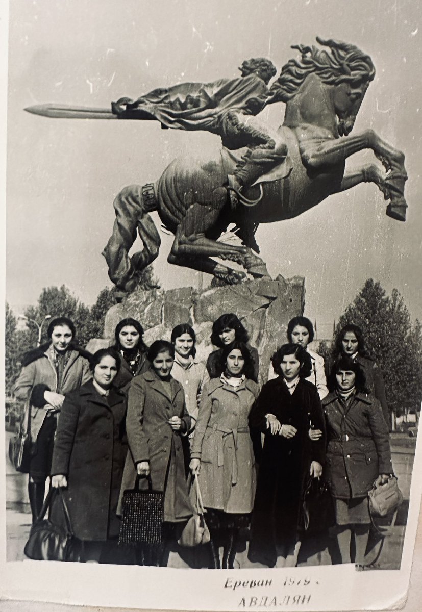 EsmiraKh's tweet photo. Yerevan (#Iravan) 1979. Azerbaijani students of Yerevan Pedagogical Institute.
#WesternAzerbaijan https://t.co/r67S60UGsX