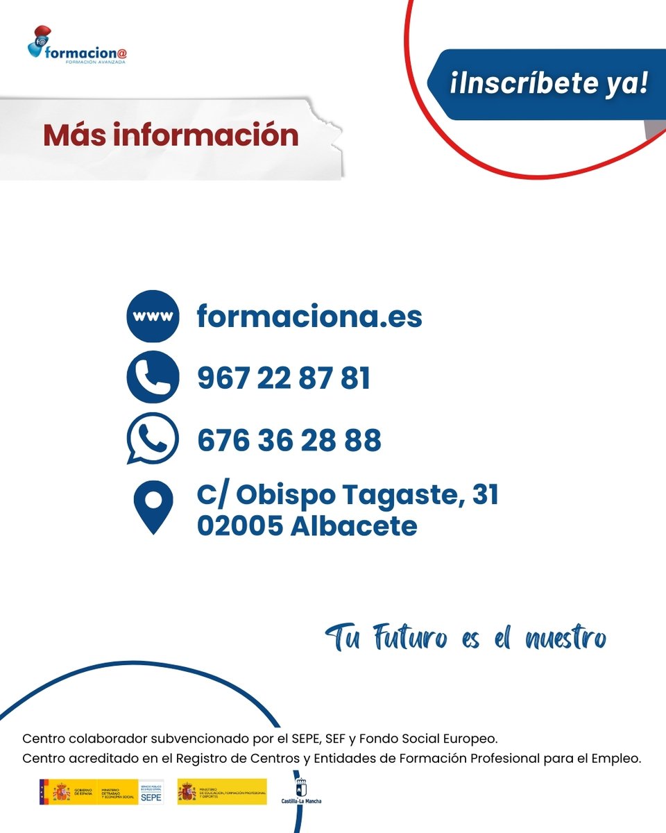 🔧 ¡Conviértete en un experto en motores! 🚗

Apúntate al curso Maestros del Motor (TMVG0409):
✅ Presencial (8 meses y medio)
🎓 Requisitos: ESO o equivalente
🚀 Inicio: Inminente

🔗 Inscríbete aquí 👉 s.mtrbio.com/pdukvniywk

#FormaciónAutomotriz #Formaciona #FuturoLaboral
