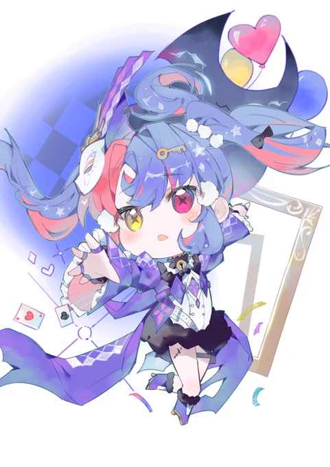 ロココ 立ち絵 ちびキャラver洛可可 Roccia  #WutheringWaves #鳴潮 #WuWaFanart #鳴潮コレクション 
