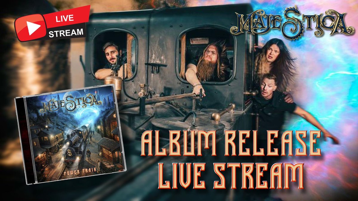 Our new album Power Train is out this Friday, February 7th! Join us the night before for a YouTube livestream, featuring a full pre-listening of the record and a live Q&amp;A with the band.

🗓️When: February 6th
⏰ Time: 8pm CET
🔔 Set your reminder here: youtube.com/live/Z-mc1oXrr…
