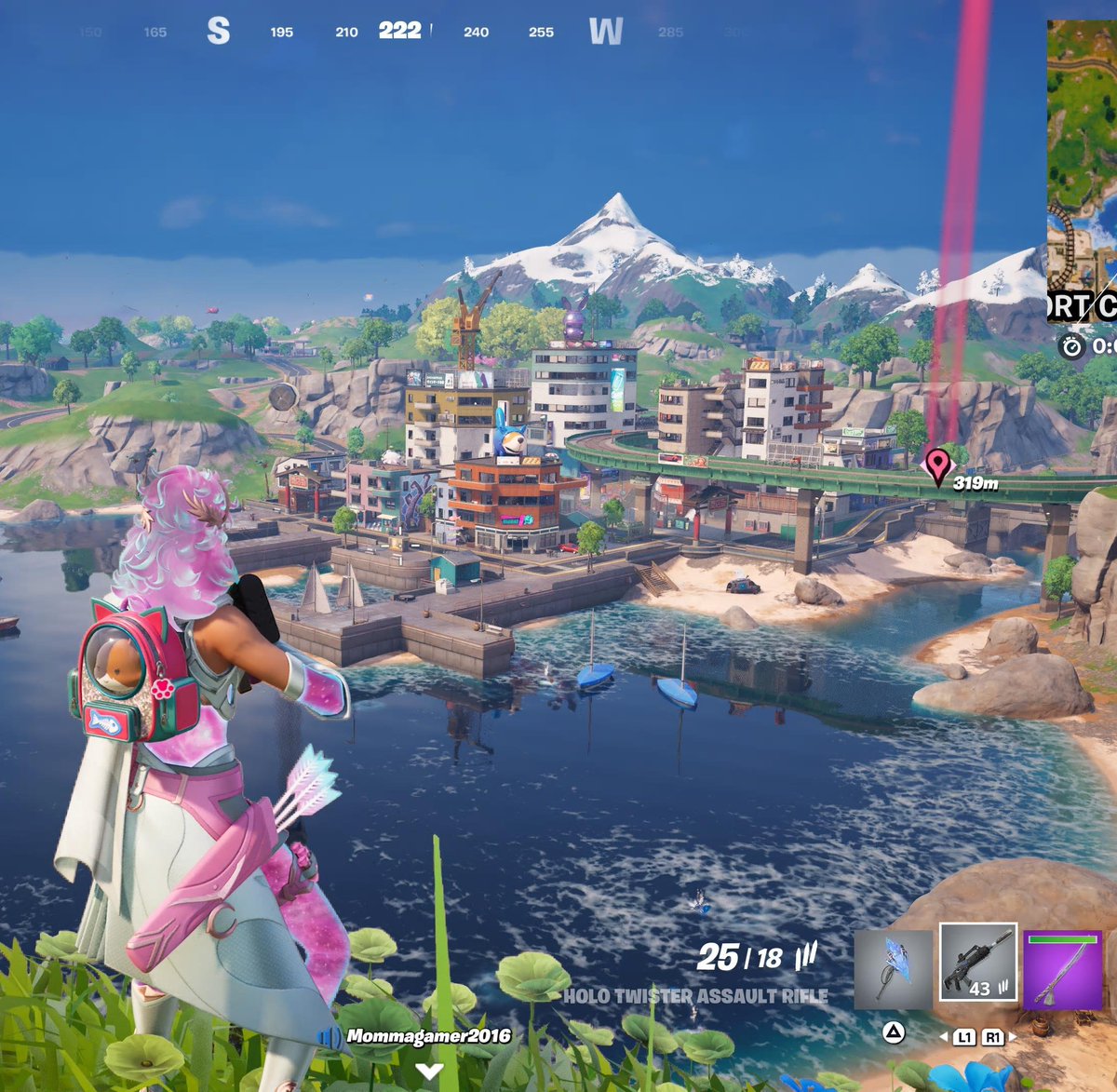 Haradraneth's tweet photo. Seaport City before and after I became Godzilla 😂 #fortnite #haradraneth #gamer #girlgamer #fyp https://t.co/ihvIL1YqlU