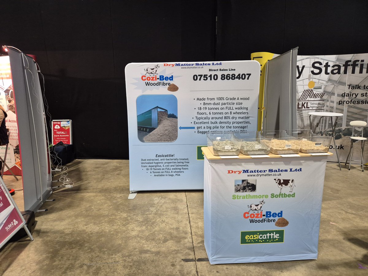 CoziBed's tweet photo. Come chat to us about bedding, Hall 1 stand T87 @Dairy_TechUK 
#teamdairy https://t.co/KvlN5ZyNrN