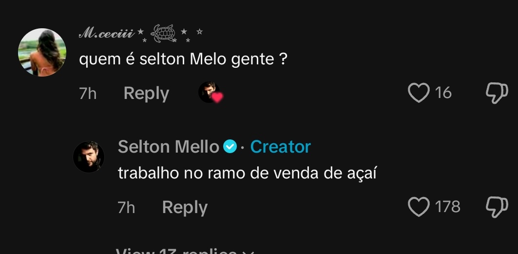 como pode o selton mello existir