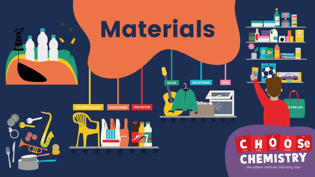 This month on Chemistry Club, we will be learning all about Materials! 🛢️♻️
Chemistry Club is an online learning platform for 11-14 year olds. Find out more using the link in our bio!
#ChemistryClub #SaltersInstitute #KS3Science #Chemistry #STEM