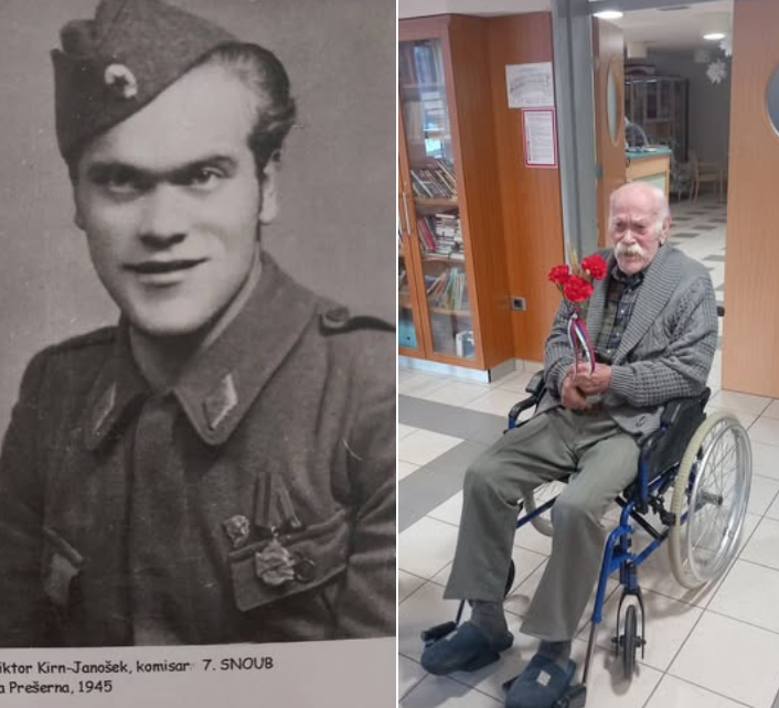 VIKTOR  ČESTITKE 🥂IN ŠE JE ČAS DA SI OLAJŠATE DUŠO 

Te dni praznuje 104.leta Viktor KIRN JANOŠIK, partizan,politični  komisar legendarne Prešernove  brigade .  Tudi mi mu čestitamo k visokemu jubileju in želimo, da mu zdravje še naprej služi.
Bog ga  še ne pokliče k sebi, morda