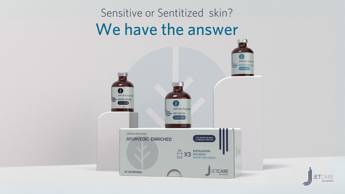 Sensitive skin is permanent and needs constant care, while sensitized skin is temporary, triggered by external stress. 
JetCare Ayurveda soothes sensitive skin and helps restore sensitized conditions with clinically proven solutions. 🌱
#JetPeelOfficial #JetPeelbyTavTech