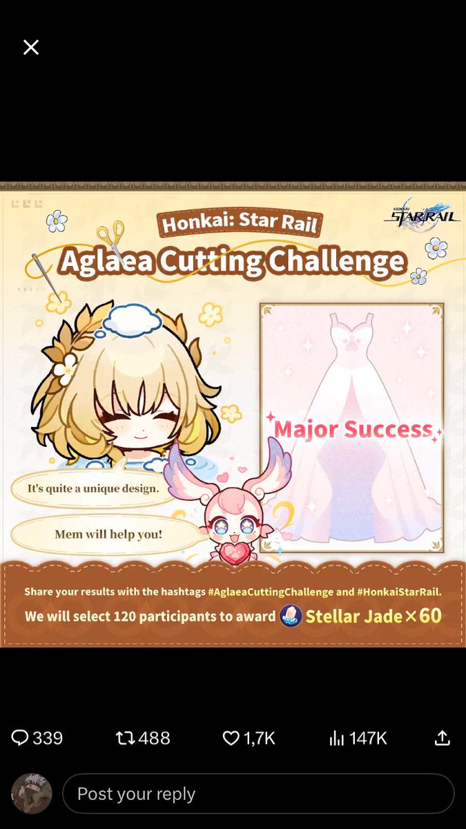 aris_pyralis's tweet photo. #AglaeaCuttingChallenge #HonkaiStarRail https://t.co/YK2iJP5aqQ