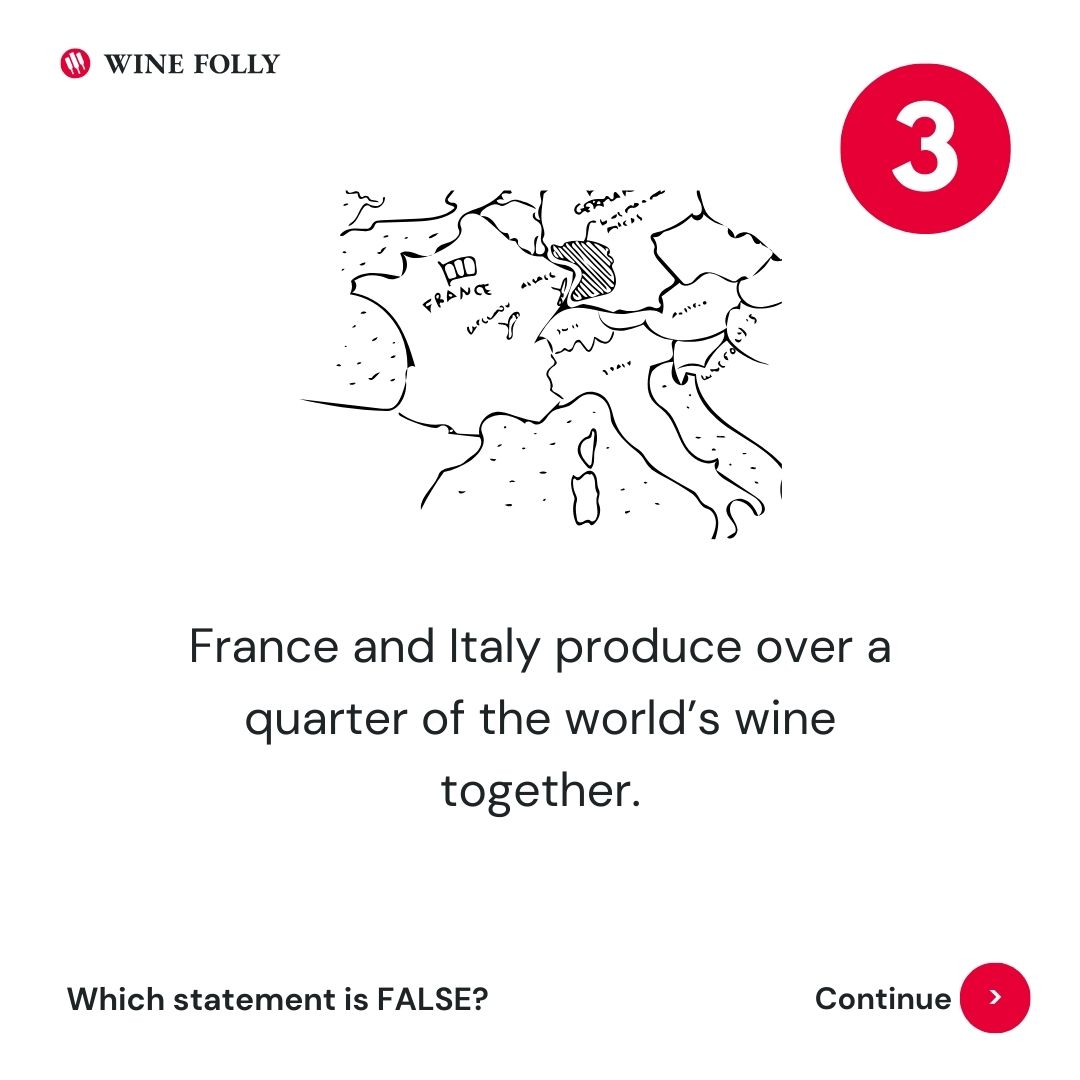 WineFolly's tweet image. Let's play a game of Two Truths and a Lie! These three wine "facts" are ripe for debate. Which one is pulling your cork? Drop your guesses below! 🤔👇 
🎯 Level up with Wine Folly Courses winefolly.com/courses/
#winefacts #truthorlie #wineeducation