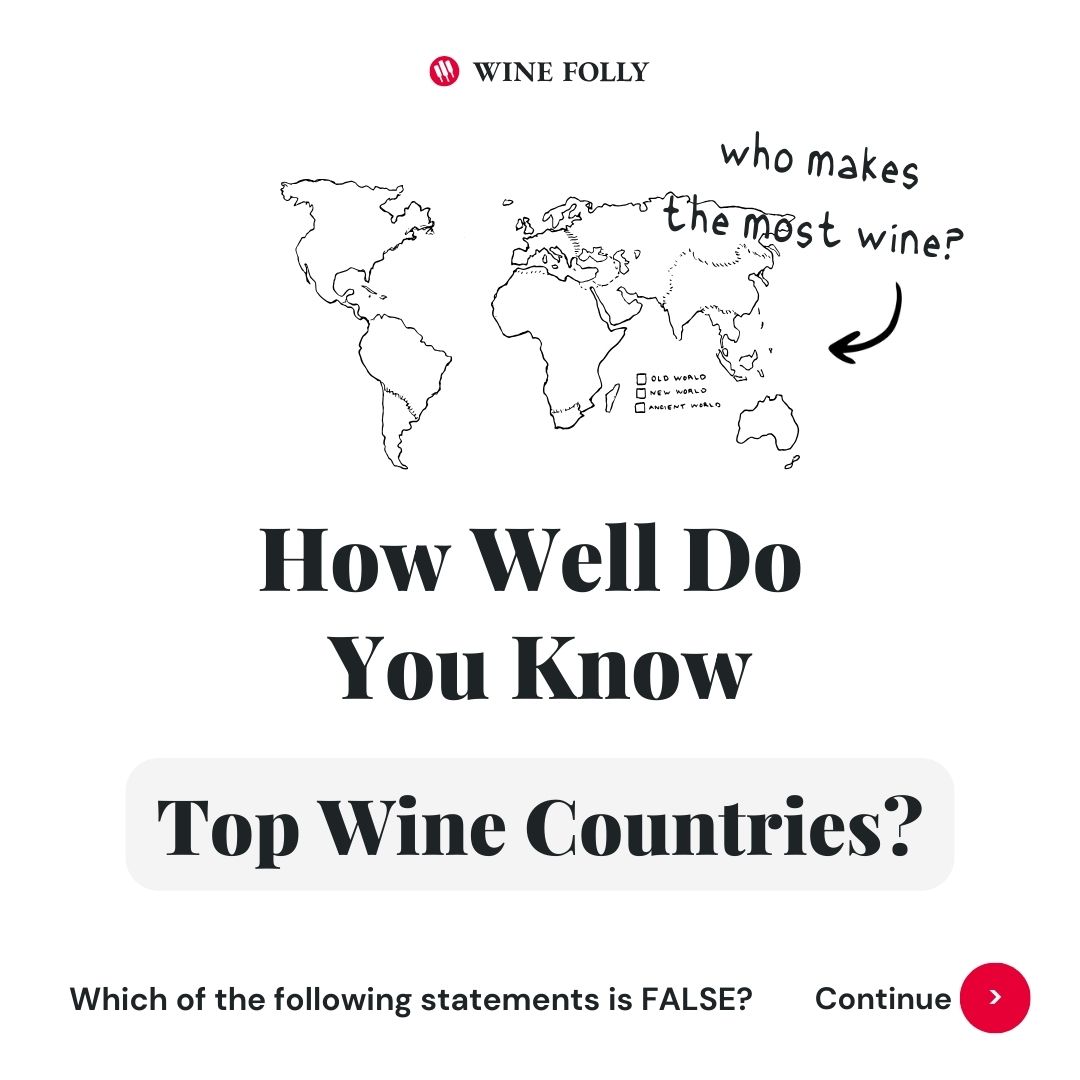 WineFolly's tweet image. Let's play a game of Two Truths and a Lie! These three wine "facts" are ripe for debate. Which one is pulling your cork? Drop your guesses below! 🤔👇 
🎯 Level up with Wine Folly Courses winefolly.com/courses/
#winefacts #truthorlie #wineeducation