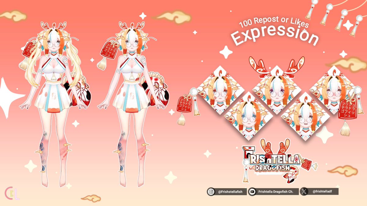 frishtelladf's tweet photo. 🎏 haww ! awigatoo yawww yang udaa bantuu akuu kiww😋 inilahh sosok nagaa ikan🍣 

#Vtubers #VtuberID #characterdesign #characterreveal #vtuber #frishtelladragofish https://t.co/YaLmH4hsez