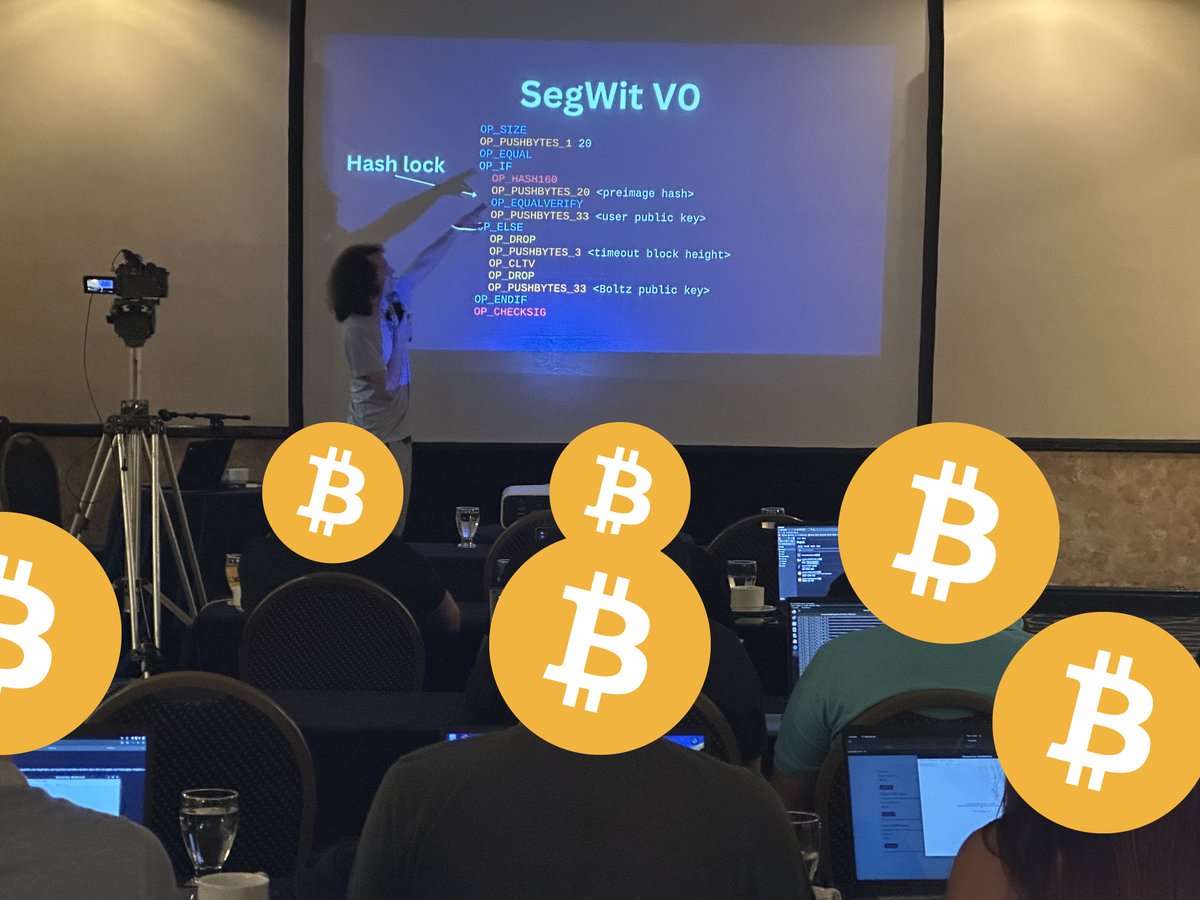 The third official Liquid Developer Bootcamp has concluded! Over 35 developers from El Salvador joined us for two days of learning:

🌊<a href="/BlksElements/">Elements</a>: FOSS
🌊<a href="/LiquidWalletKit/">LWK</a>: LWK
🌊<a href="/Boltzhq/">Boltz - Non-Custodial Bitcoin Bridge</a>: LN<>LQ swaps
🌊<a href="/Breez_Tech/">Breez ⚡</a>: Nodeless
🌊<a href="/BlitzWalletApp/">Blitz Wallet</a>: LQ wallet

Where to next?