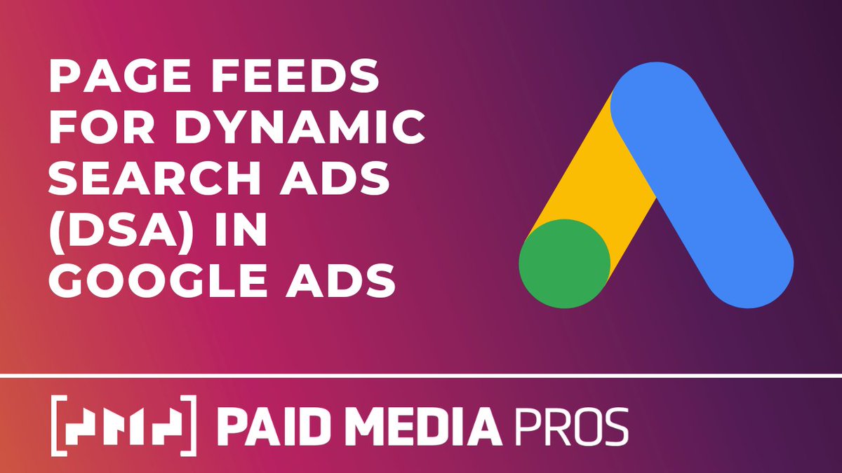 Joe Martinez (@milwaukeeppc) on Twitter photo Make targeting and exclusions for your #GoogleAds DSA campaigns a lot easier with page feeds. I talk all about them in today's <a href="/PaidMediaPros/">Paid Media Pros</a> video. >> youtu.be/Xlw9kWLN4-Y Make targeting and exclusions for your #GoogleAds DSA campaigns a lot easier with page feeds. I talk all about them in today's <a href="/PaidMediaPros/">Paid Media Pros</a> video. >> youtu.be/Xlw9kWLN4-Y