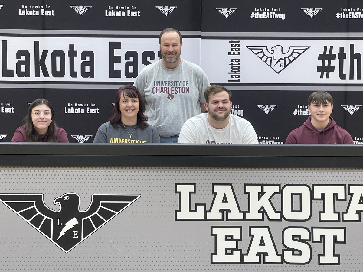 Congratulations to Caleb Mourer on his commitment to play football at The University of Charleston next year! Proud of you, Caleb! ⁦<a href="/EAST_HAWKS/">Lakota East High</a>⁩ ⁦<a href="/LakotaEastFB/">Lakota East Football</a>⁩