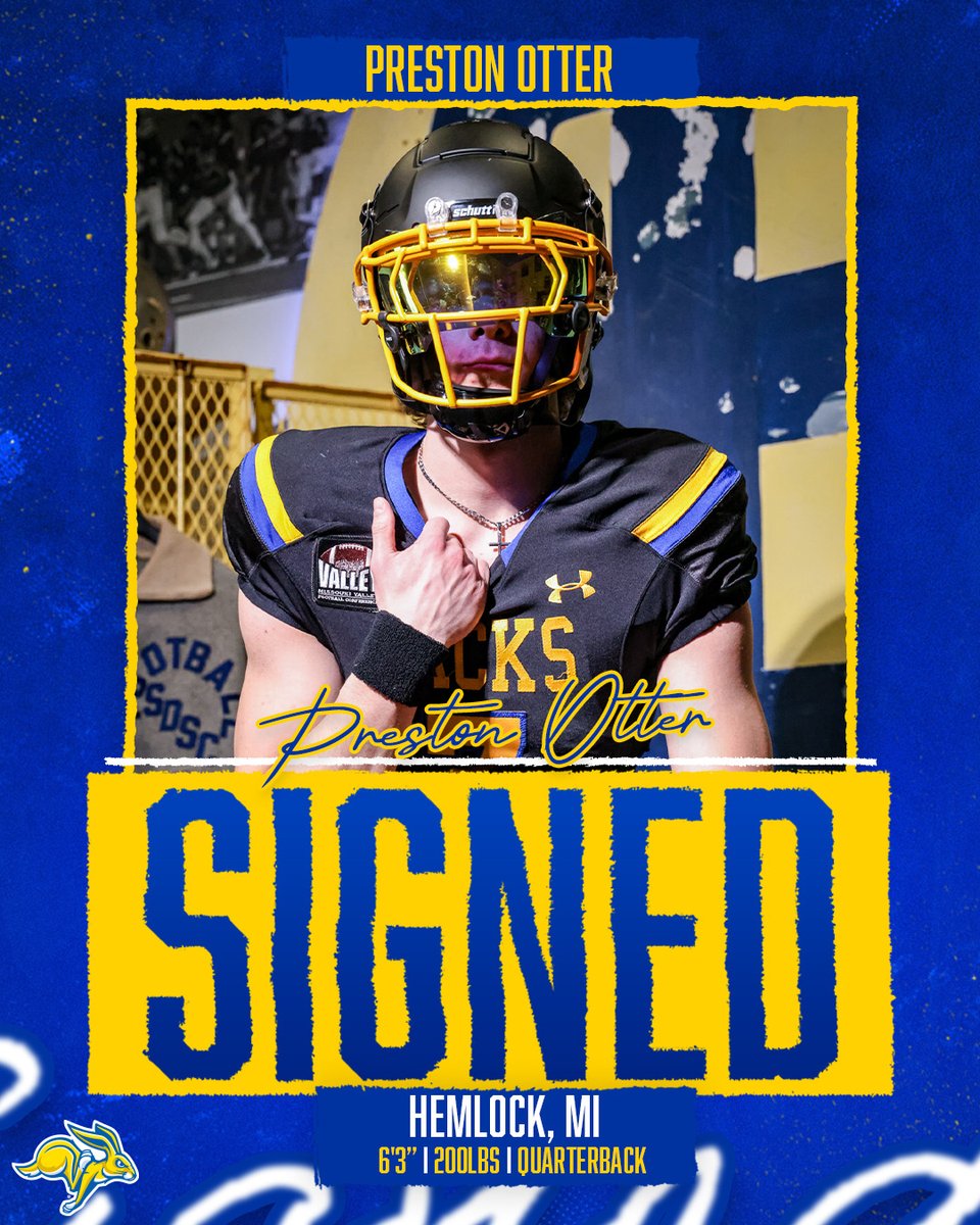 Welcome Home, <a href="/OtterPreston/">Preston Otter</a> 🟡🔵

#GoJacks🐰🏈