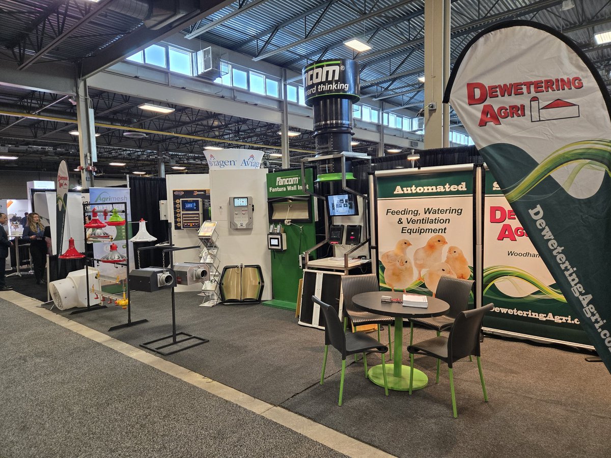 Day 1 at the National Poultry Show in London.  We are located at booth 706M