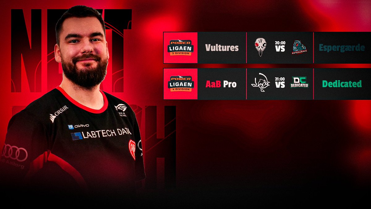 AaB esport (@aabesport) on Twitter photo 🔥 Der er to spændende kampe på programmet i dag! 🔥
🎯 Først står <a href="/UnsignedOrg/">Unsigned Organization</a> over for <a href="/ESP__eSport/">Espergærde eSport</a>, og bagefter caster vi årets første Prospect-kamp!
🎙️<a href="/moneyaab/">Nicklas "mønten" Jørgensen</a> & <a href="/SnaLcsgo/">Simon Lindholt</a> er klar til at levere topklasse underholdning!
🎁 Plus! Vi kører en giveaway på streamen – det vil 🔥 Der er to spændende kampe på programmet i dag! 🔥
🎯 Først står <a href="/UnsignedOrg/">Unsigned Organization</a> over for <a href="/ESP__eSport/">Espergærde eSport</a>, og bagefter caster vi årets første Prospect-kamp!
🎙️<a href="/moneyaab/">Nicklas "mønten" Jørgensen</a> & <a href="/SnaLcsgo/">Simon Lindholt</a> er klar til at levere topklasse underholdning!
🎁 Plus! Vi kører en giveaway på streamen – det vil