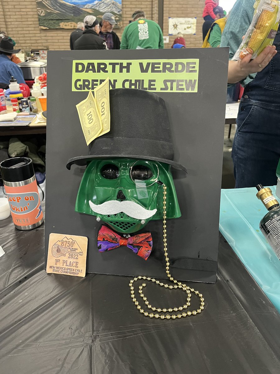 Dgo_RamFan's tweet photo. Snowdown Chili Cookoff results:  3rd Place in Green Chili People’s Choice; 2nd Place in Judges Green Chili (for our almost famous Darth Verde pork green chili); and 1st Place in Judges Veggie Chili (for second straight year!).  20+ cooks; 2,000+ chili tasters! https://t.co/dTYsdp2ePY