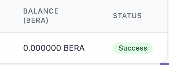 $BERA
テストネットをあまり触ってなかったし、あまり期待していなかったが（本当はちょっと期待していた）、まさかのアロケ0でした🙃

アドレス入力で確認できます↓
🔗bera-checker-staging.vercel.app