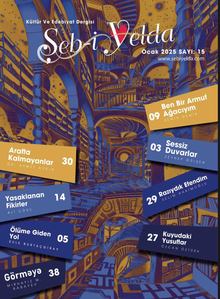 <a href="/sebiyelda2020/">Seb-i Yelda</a> Polonya Şeb-i Yelda dergisinin 15. Sayısı çıktı. sebiyelda.com
Dergide benim de bir yazım yayınlandı.