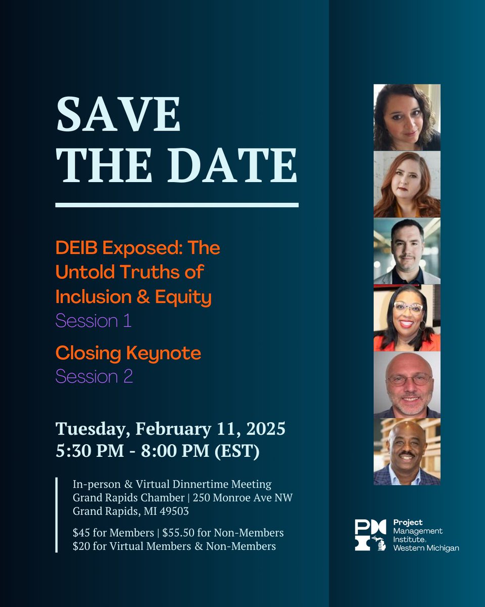 WMPMI's tweet photo. Through a dynamic conversation with industry leaders, we will delve into the untold truths of DEIB (Diversity, Equity, Inclusion, and Belonging), addressing misconceptions and highlighting opportunities to drive meaningful change. 

Register at https://t.co/fZ5Z9ByvTu https://t.co/Ku71VOBYov