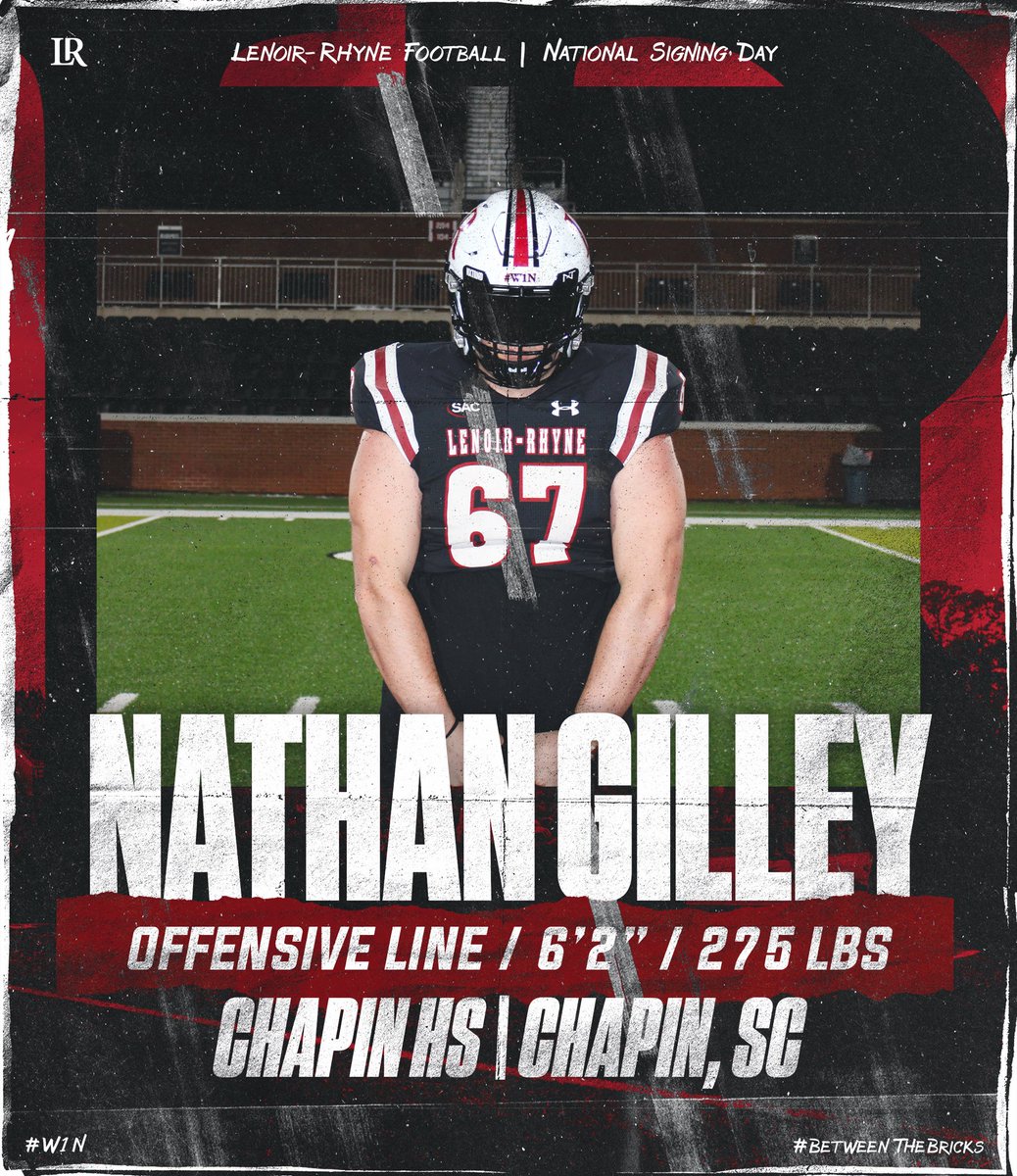 LRBearsFootball's tweet image. Welcome #BetweenTheBricks 🧱🐻🧱
@NathanGilley7 

#W1N | #NationalSigningDay