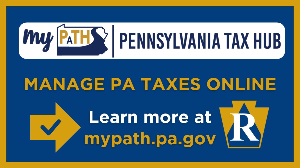 parevenue's tweet image. #myPATH is a free, user-friendly online tool that helps taxpayers file their PA personal income tax returns. Taxpayers can file their state returns from their computer, tablet, or mobile device. Get started and learn more on how to file today: pa.gov/services/reven…