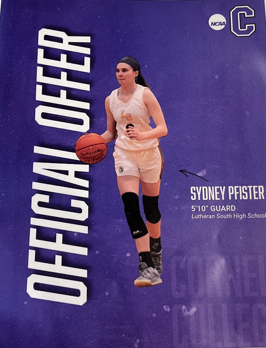 I am extremely excited to announce that I have received my first offer from <a href="/CornellRamsWBB/">Cornell WBB</a>! Thank you for believing in me, go Rams! 💜🤍 #TheChase <a href="/coachbrase/">Brent Brase</a> <a href="/Coach_Adams92/">Anthony Adams</a> <a href="/LuSoAthletics/">Lutheran South Athletics</a> <a href="/PheeElite/">Napheesa Collier Elite</a>